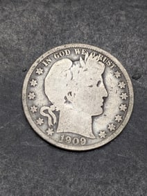 1909 Barber Half Dollar