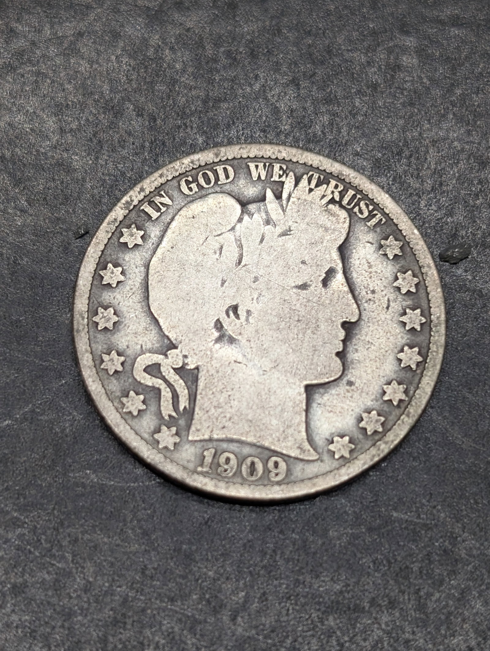 1909 Barber Half Dollar: 1909 Barber Half Dollar