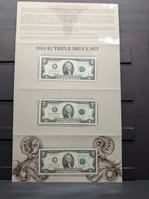 2014 US $2 Triple Deuce Set