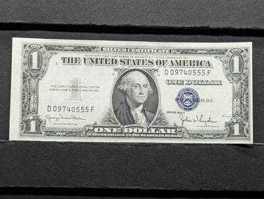 1935-D $1 Silver Certificate Note