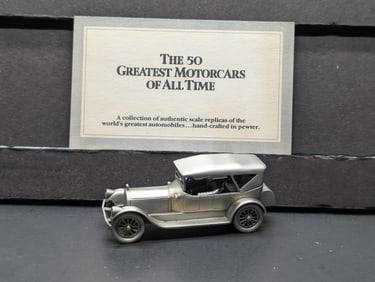 Danbury Mint-Pewter Car -1915 Pierce Arrow Model 48