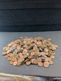 Five Pounds Of Unresearched Lincoln Memorial & Shield Cents, A lot of Copper Coins
