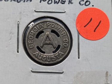 1948 Georgia Power Co. Augusta Fare Token