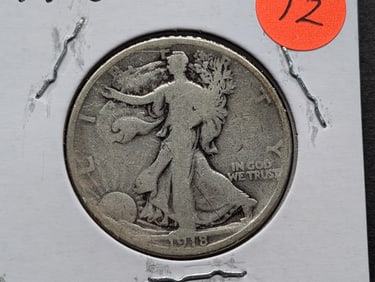 1918-D Walking Liberty Half Dollar