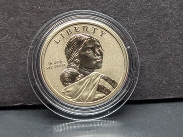2016-S Special Enhanced Finish Native American Dollar Coin ??Code Talker?? from Special Set. Very
