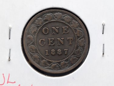 1887 Canadian One Cent