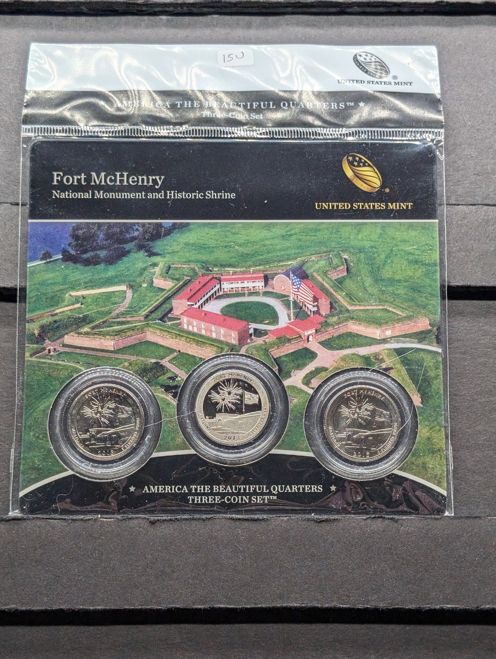 2013 P,D&S 3 Coin Set of America the Beautiful National Parks Quarters still Mint Sealed. Fort (1 of 3)