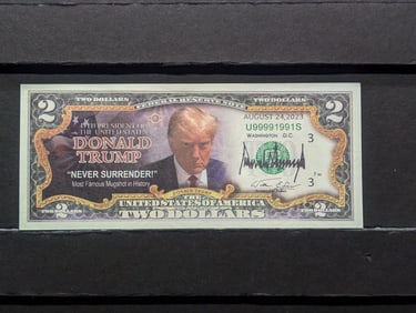 Donald Trump $2 Novelty Note
