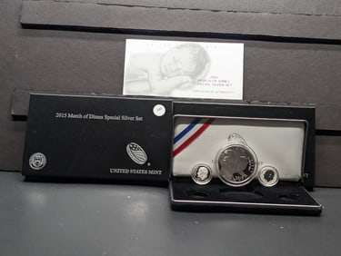 2015-W&P March of Dimes Special Silver Set - All 3 Coins are 90% Silver