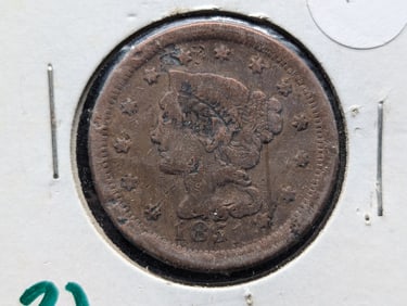 1851 U.S. Coronet Head Large Cent