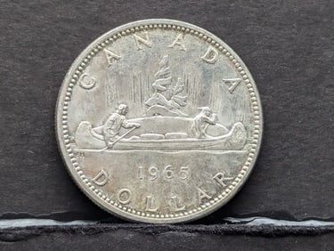 1965 Canadian One Dollar 80% Silver
