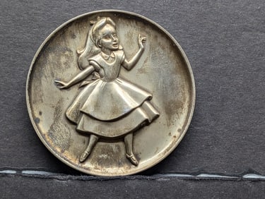 2 ½ ounce .925 Silver- Disney- Alice in Wonderland Coin
