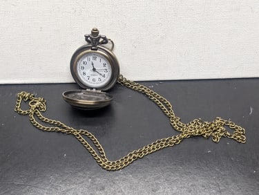 US Veteran Pocket Watch, Patriotic Eagle. Working