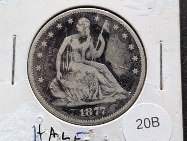 1877 Seated Liberty Half Dollar
