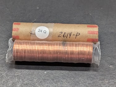 (2) Rolls 2014-P & D Lincoln Shield Cents, BU