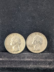 1964 P&D Silver Washington Quarters