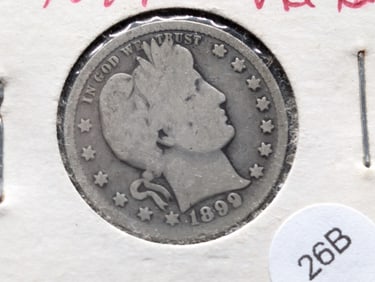 1899 Barber Quarter