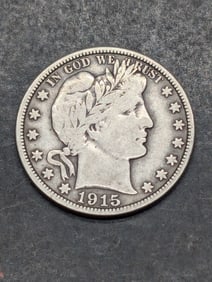 1915-D Barber Half Dollar