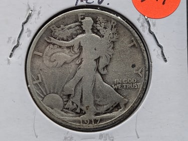 1917-S Rev Walking Liberty Half Dollar