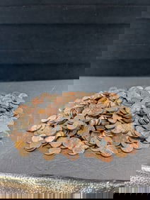 Five Pounds Of Unresearched Lincoln Memorial & Shield Cents, Copper Coins & Zinc coins