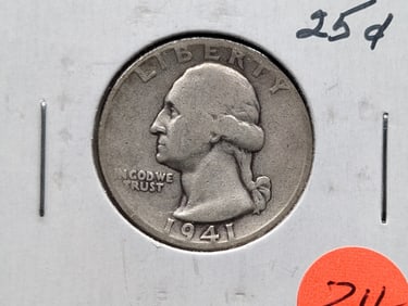 1941 Washington Quarter