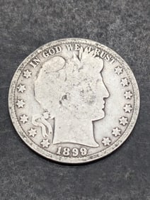 1899 Barber Half Dollar