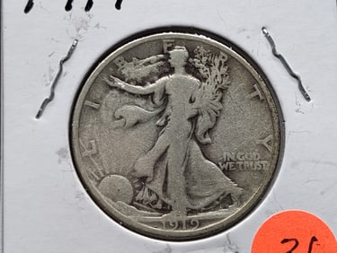 1919 Walking Liberty Half Dollar