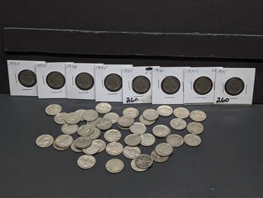 (53) Misc Buffalo Nickels