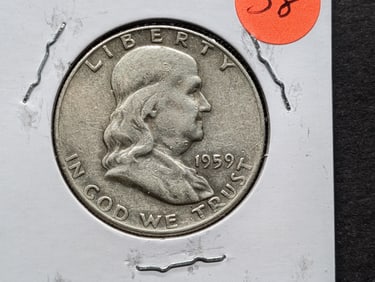 1959 Franklin Half Dollar