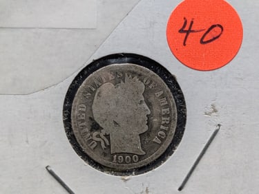 1900 Barber Dime