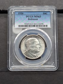 1936 Joseph T. Robinson Half Dollar, PCGS MS63