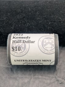 OG Wrapped Roll Of 2022-D Kennedy Half Dollars