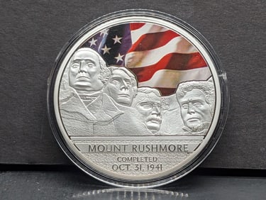 George Washington Birth of a Nation Commemorative, Silver and Gold Plated