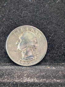 1932-D Silver Washington Quarter. Big Key Date.
