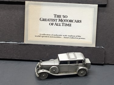 Danbury Mint – Pewter Car– 1929 Hispano Suiza H6B