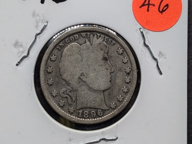 1896 Barber Quarter