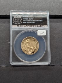 2017-S ANACS EU70 Perfect Enhanced Finish Native American Dollar Coin. Book is $35