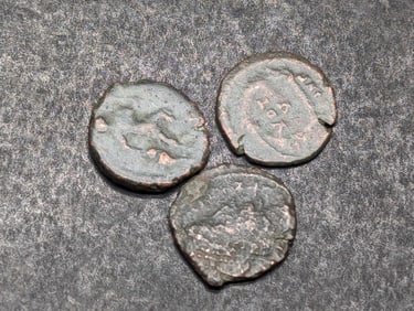 3, 367-375 AD, (Nice Grades), Ancient Roman Coins, over 1,600 years old!