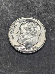 1964 D, 90% Silver, (BU-MS 65+) Roosevelt Dime, 61 years Old!