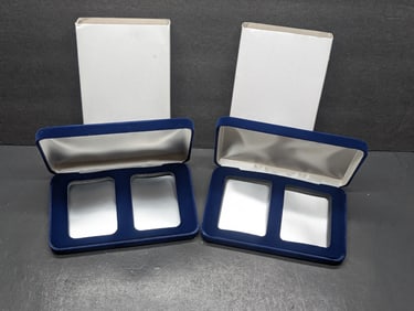 2 New Coin Slab Presentation Cases