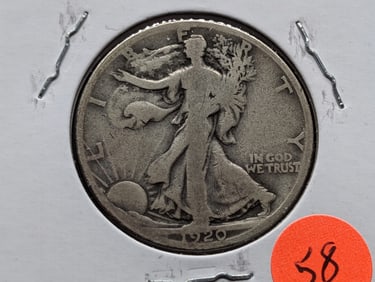 1920-S Walking Liberty Half Dollar