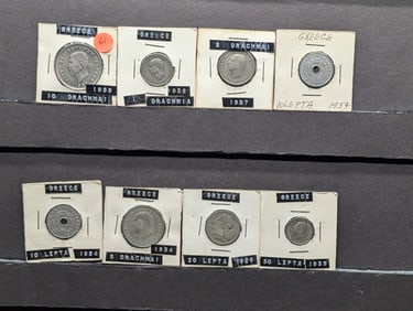 8- Misc. Greece Coins