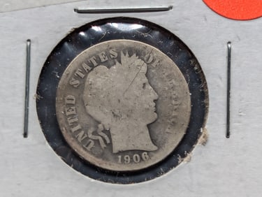 1906 Barber Dime