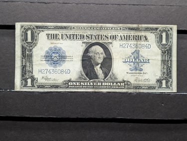1923 One Dollar Silver Certificate – Large Horse Blanket