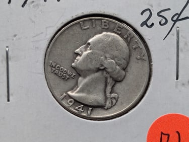 1941 Washington Quarter