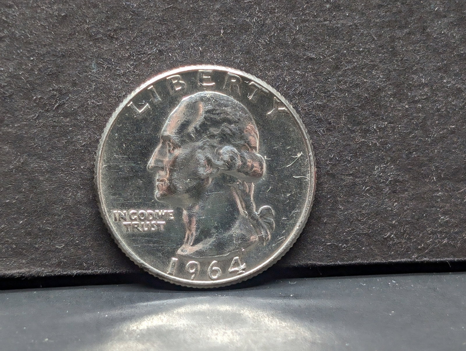 1964-D, 90% Silver, (MS 65+, $30 at 65, Big Mirror) Washington Quarter, 61 years old: 1964-D, 90% Silver, (MS 65+, $30 at 65, Big Mirror) Washington Quarter, 61 years old