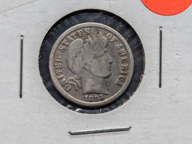 1893 Barber Dime