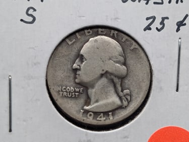 1941-S Washington Quarter