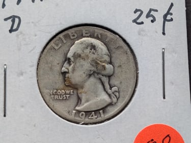 1941-D Washington Quarter