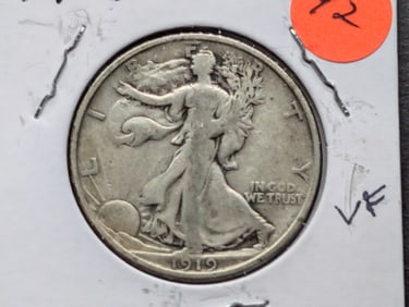 1919-D Walking Liberty Half Dollar